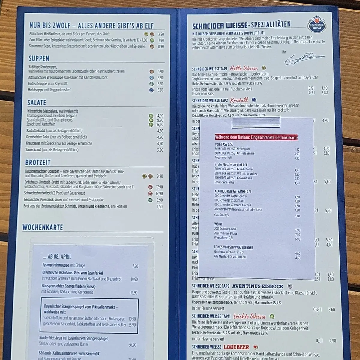 Speisekarte photo 2