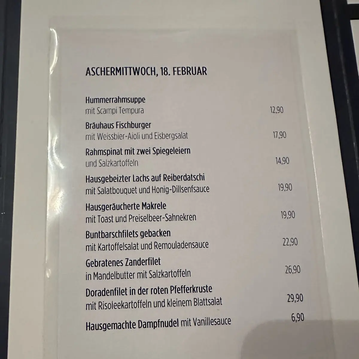 Speisekarte photo 6