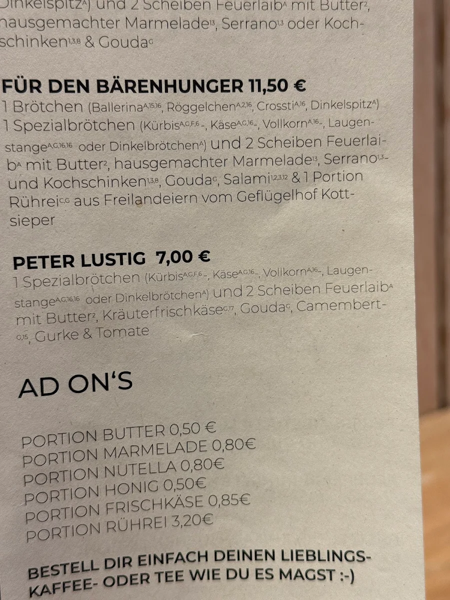 Speisekarte photo 2