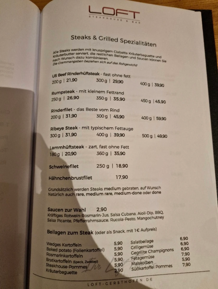 Speisekarte photo 1
