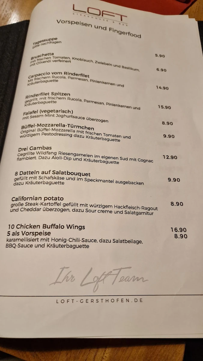 Speisekarte photo 2