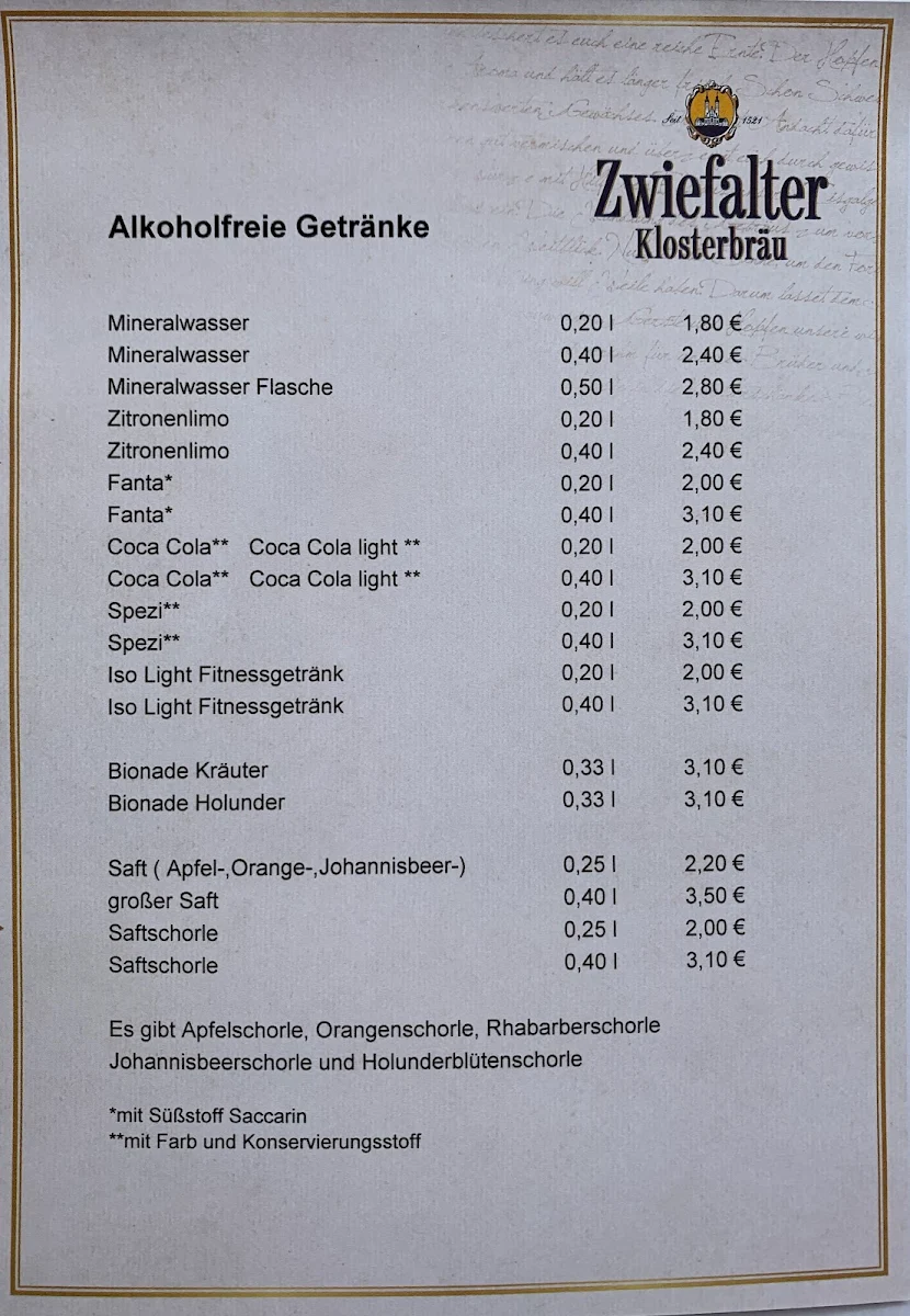 Speisekarte photo 3