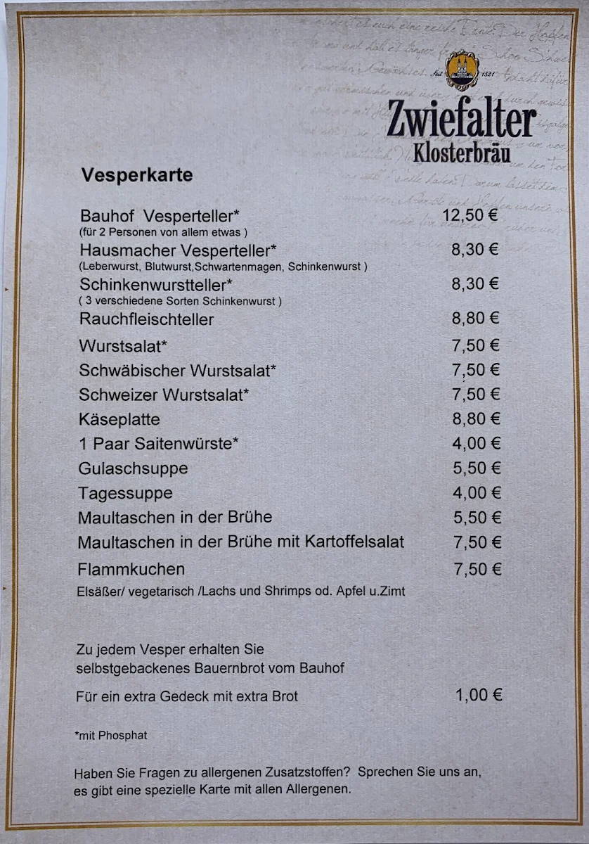 Speisekarte photo 5