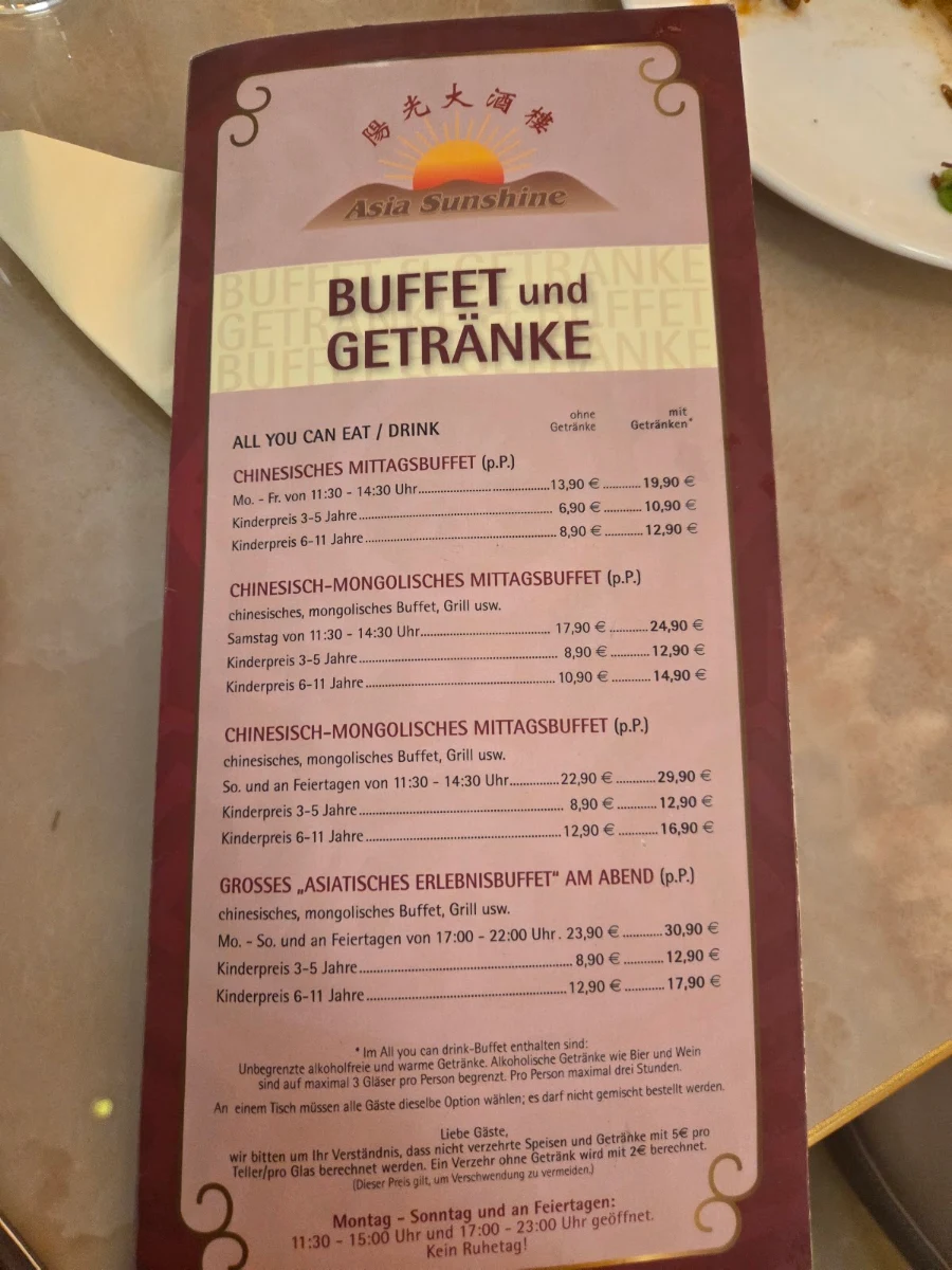 Speisekarte photo 2
