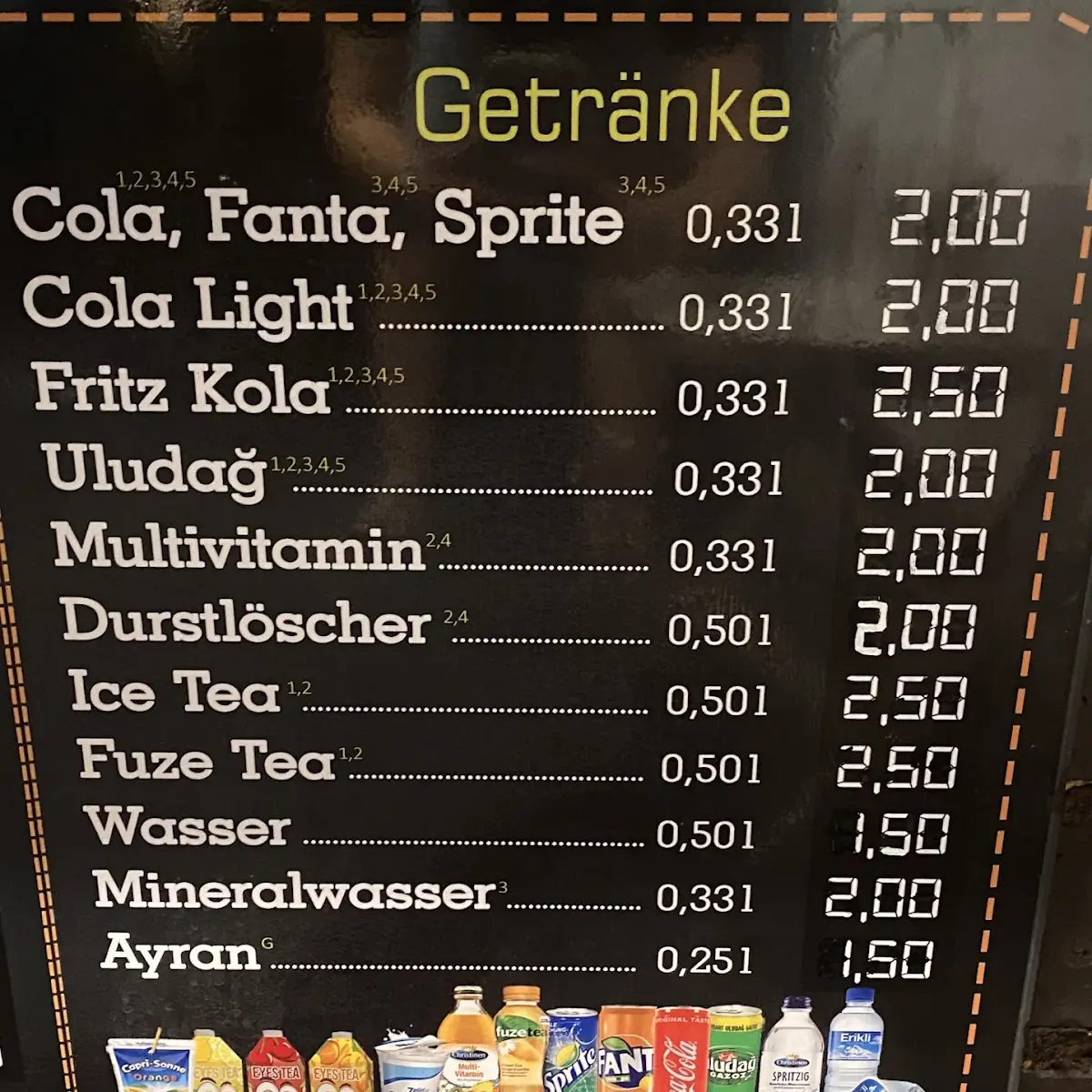 Speisekarte photo 2