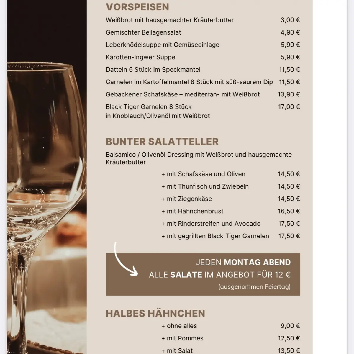 Speisekarte photo 1