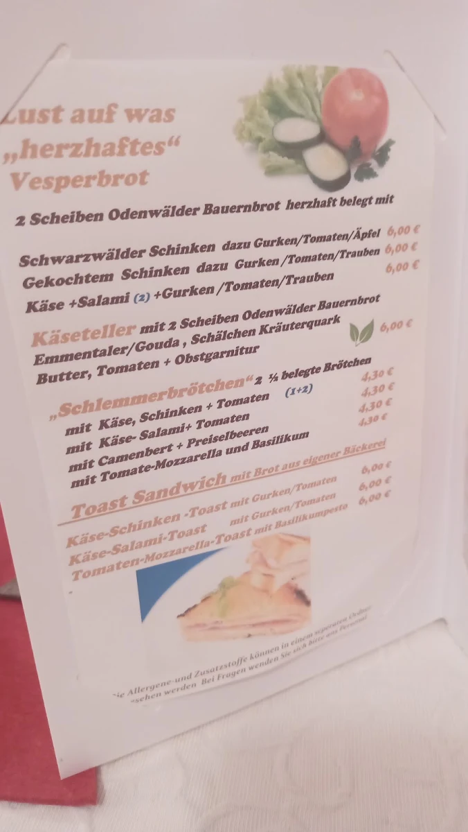 Speisekarte photo 1