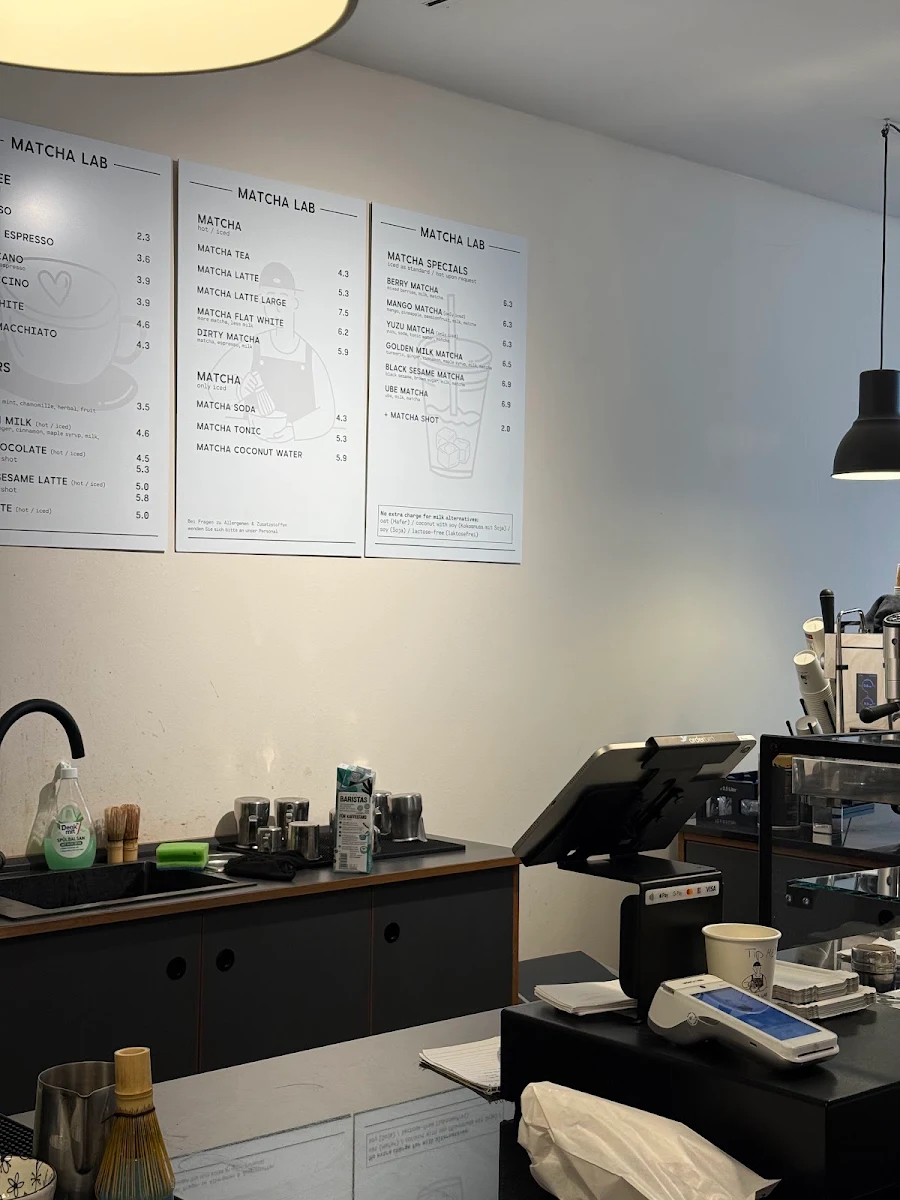 Speisekarte, Matcha Lab