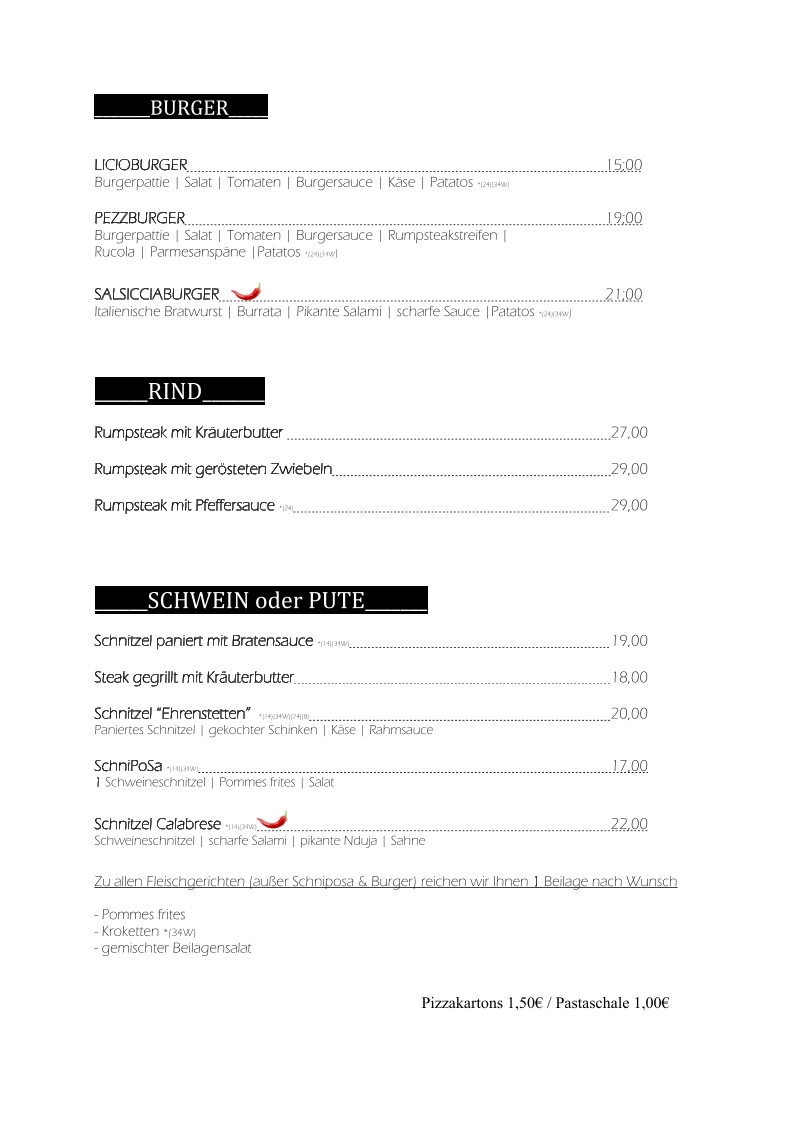 Speisekarte photo 4