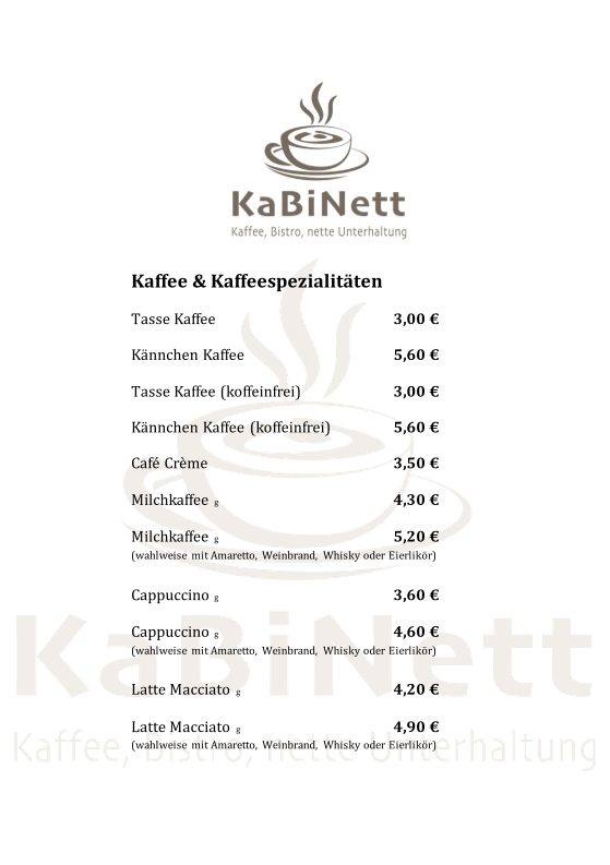 Speisekarte photo 2