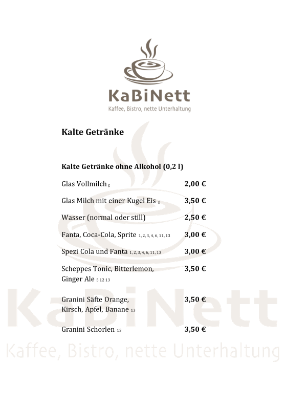 Speisekarte photo 6