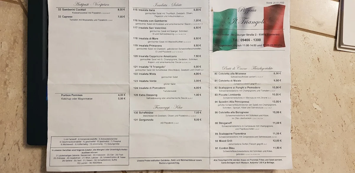 Speisekarte photo 2