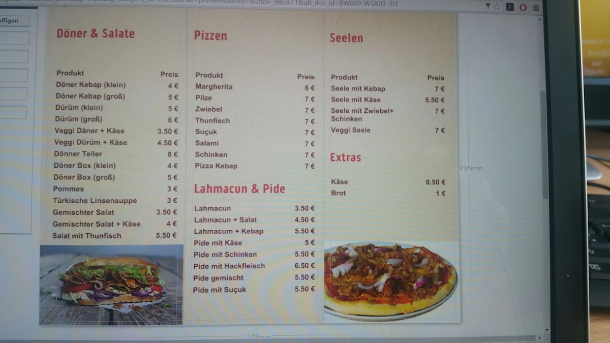 Speisekarte photo 5
