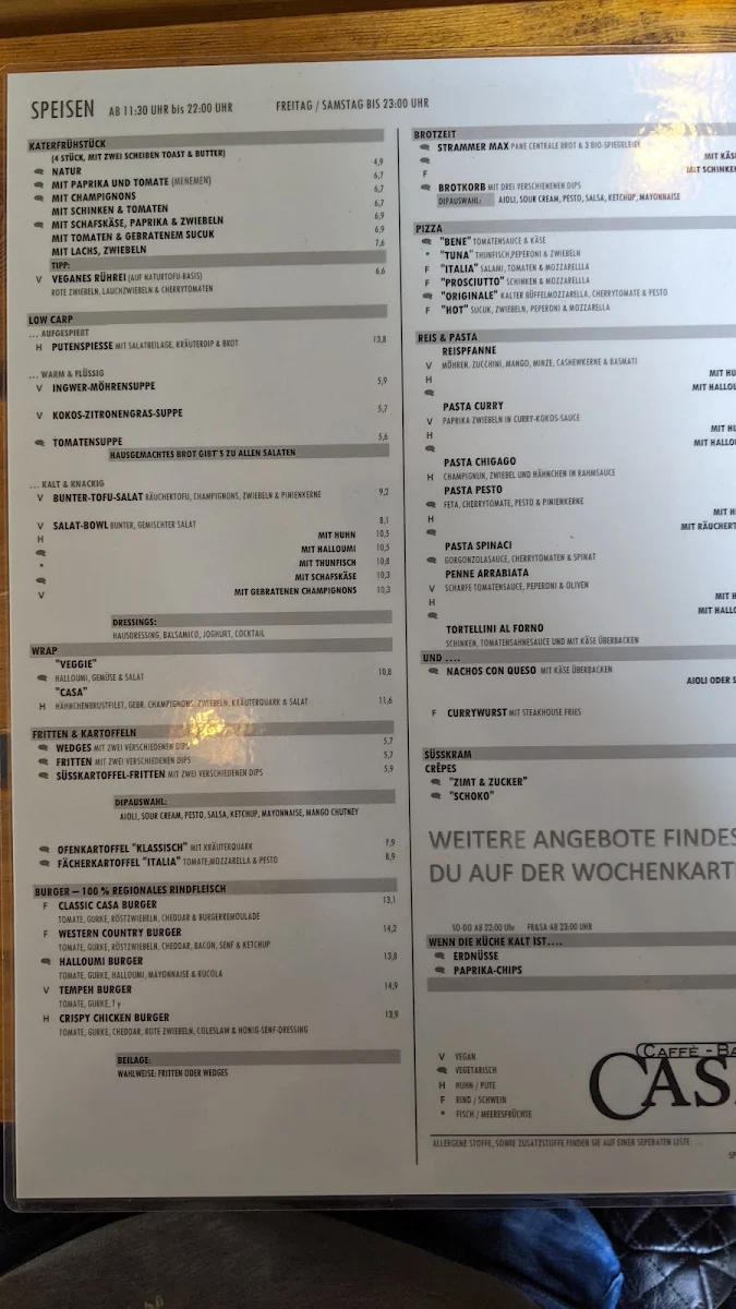 Speisekarte photo 3