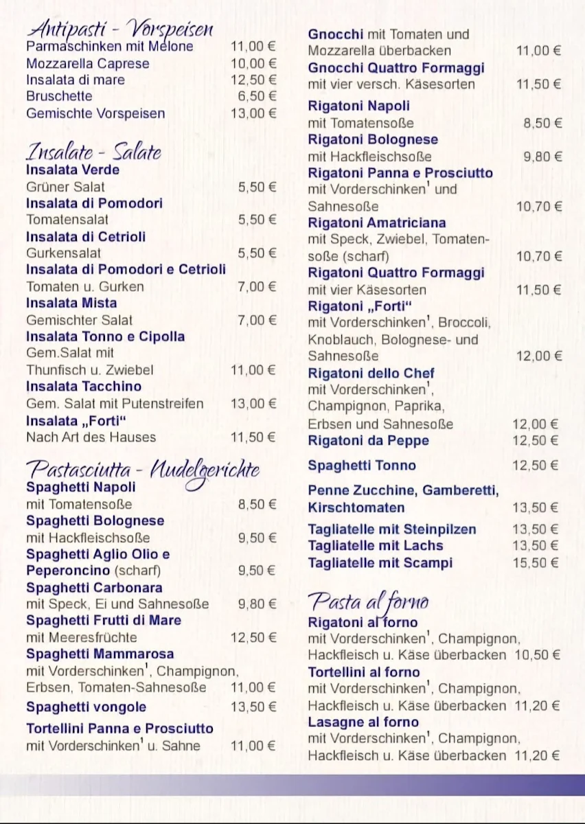 Speisekarte photo 1
