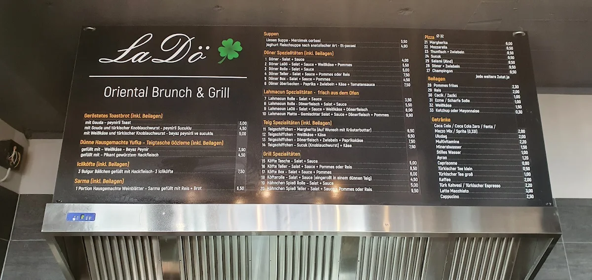 Speisekarte, LaDö - Brunch & Grill