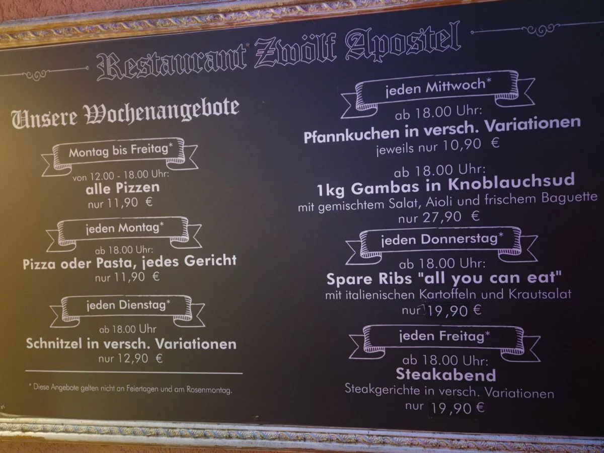 Speisekarte photo 1