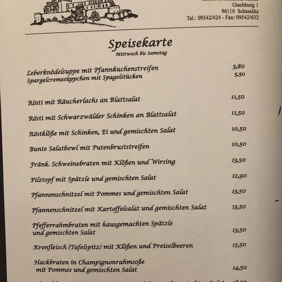 Speisekarte photo 9