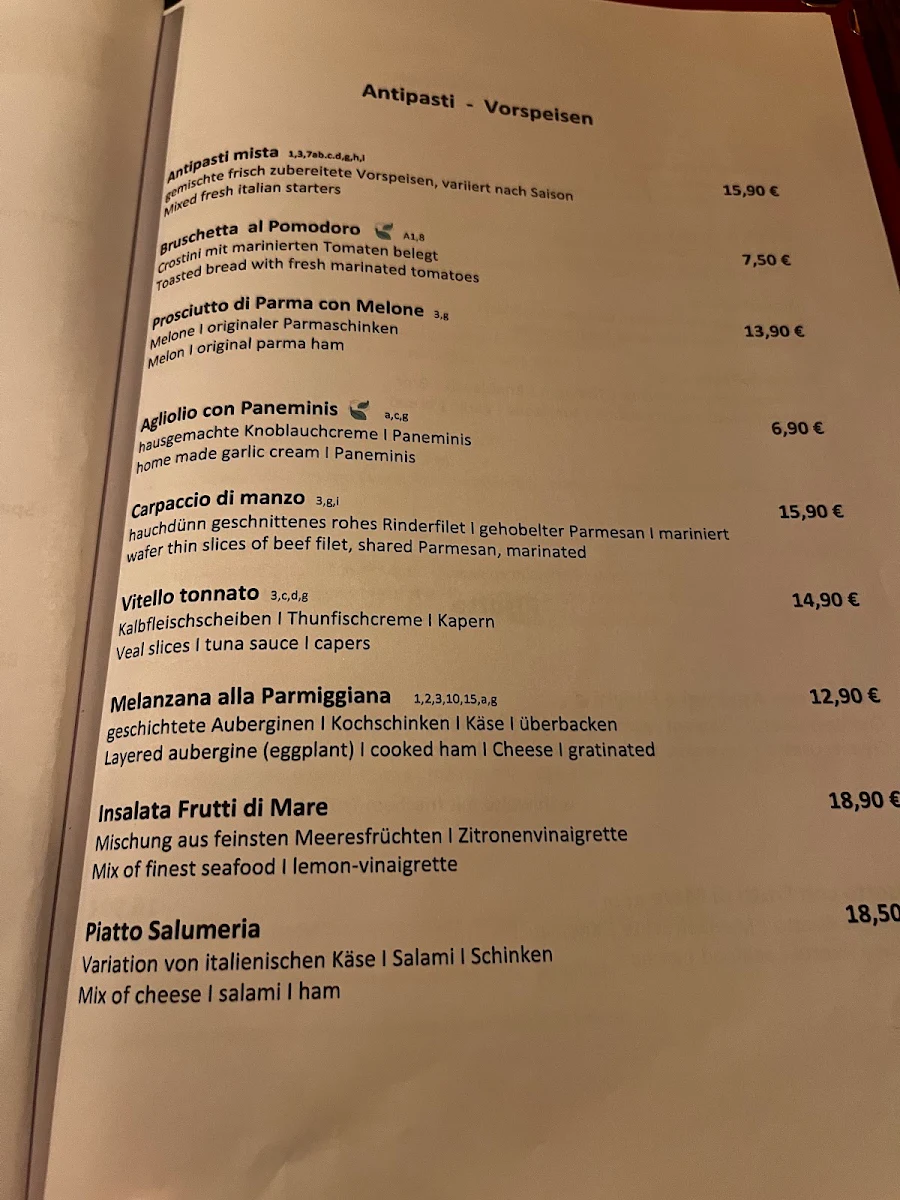 Speisekarte photo 2