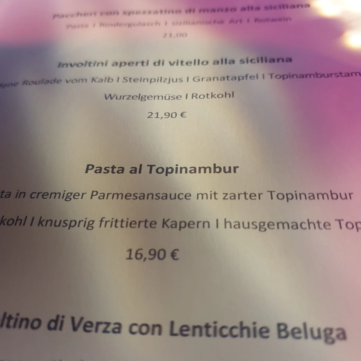 Speisekarte photo 4