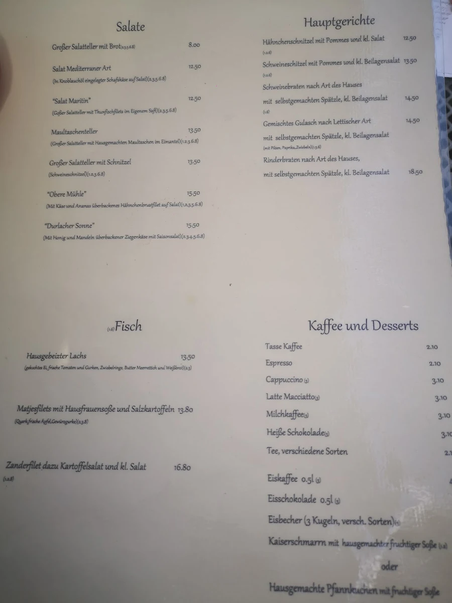 Speisekarte photo 2
