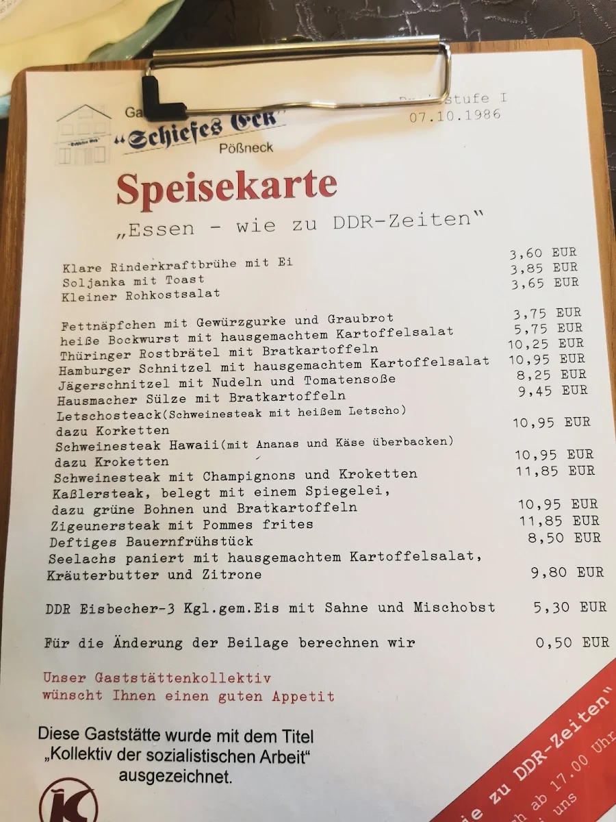 Speisekarte photo 3