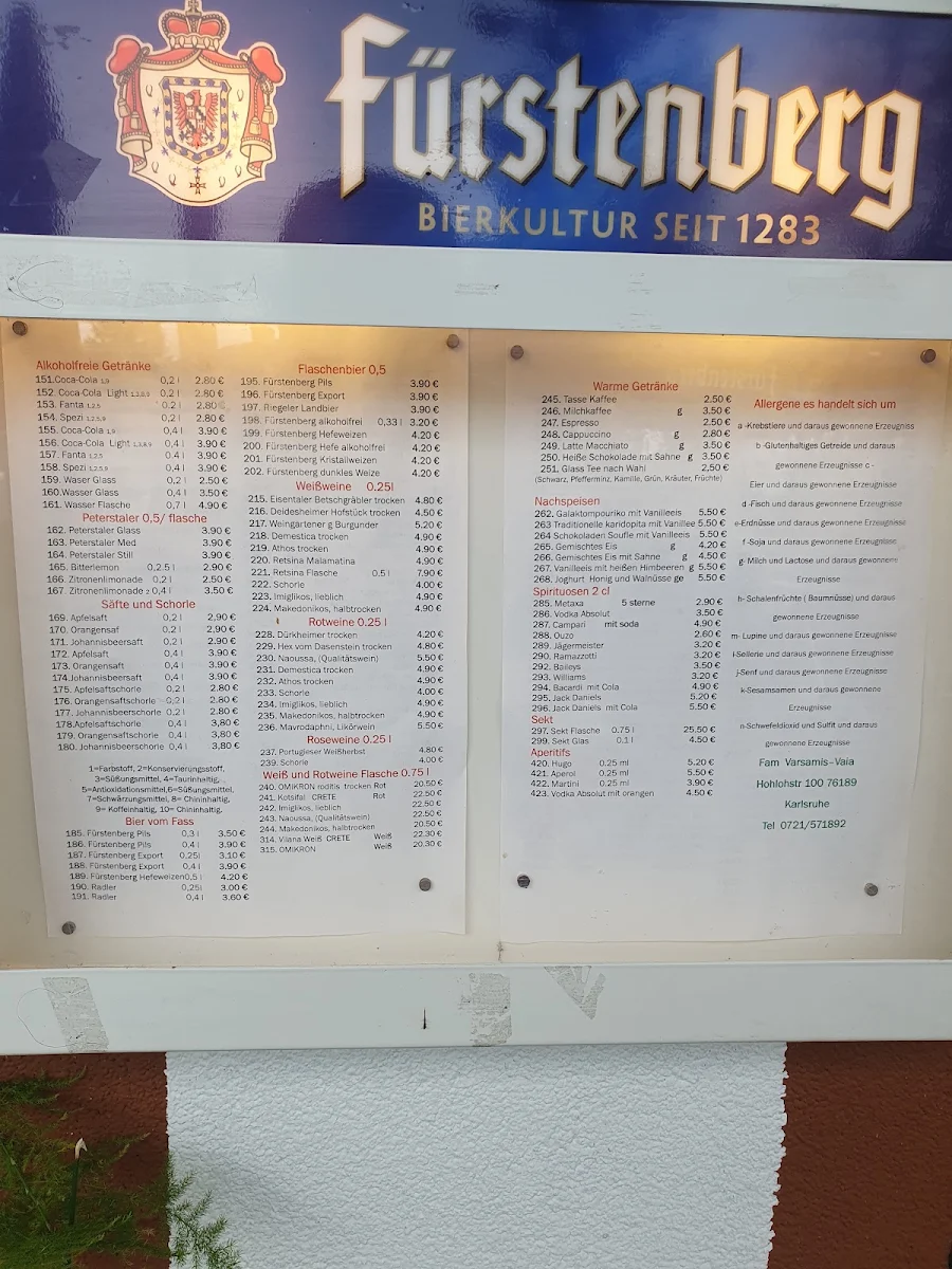 Speisekarte photo 1