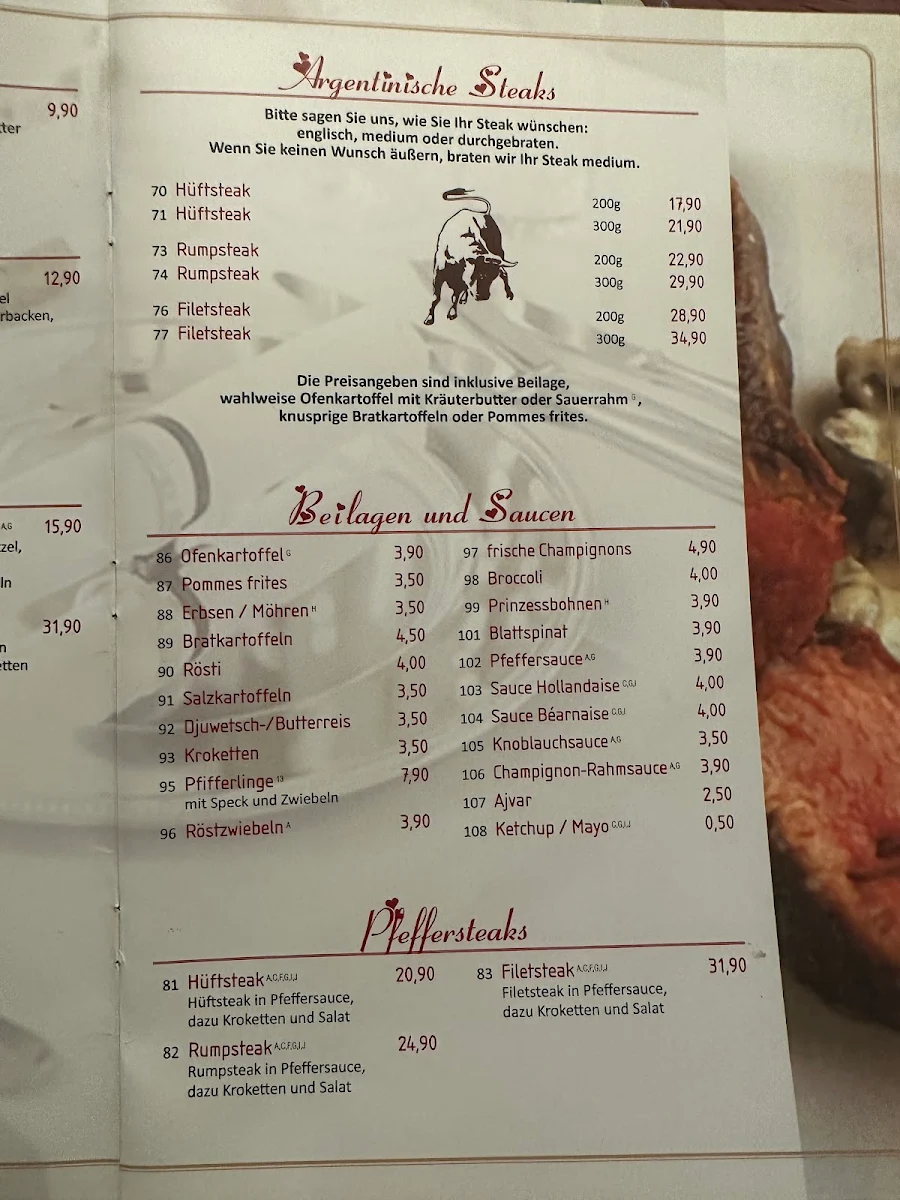 Speisekarte photo 2
