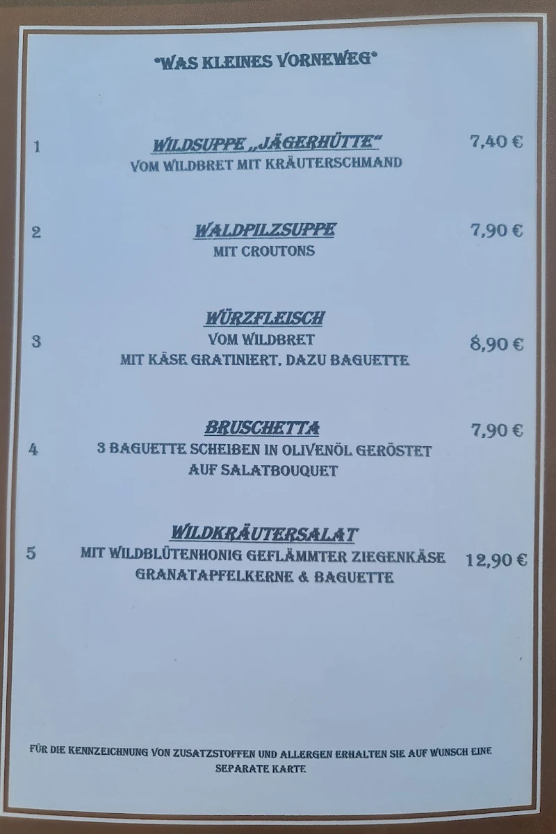 Speisekarte photo 9