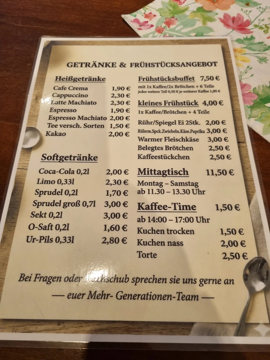 Speisekarte photo 2