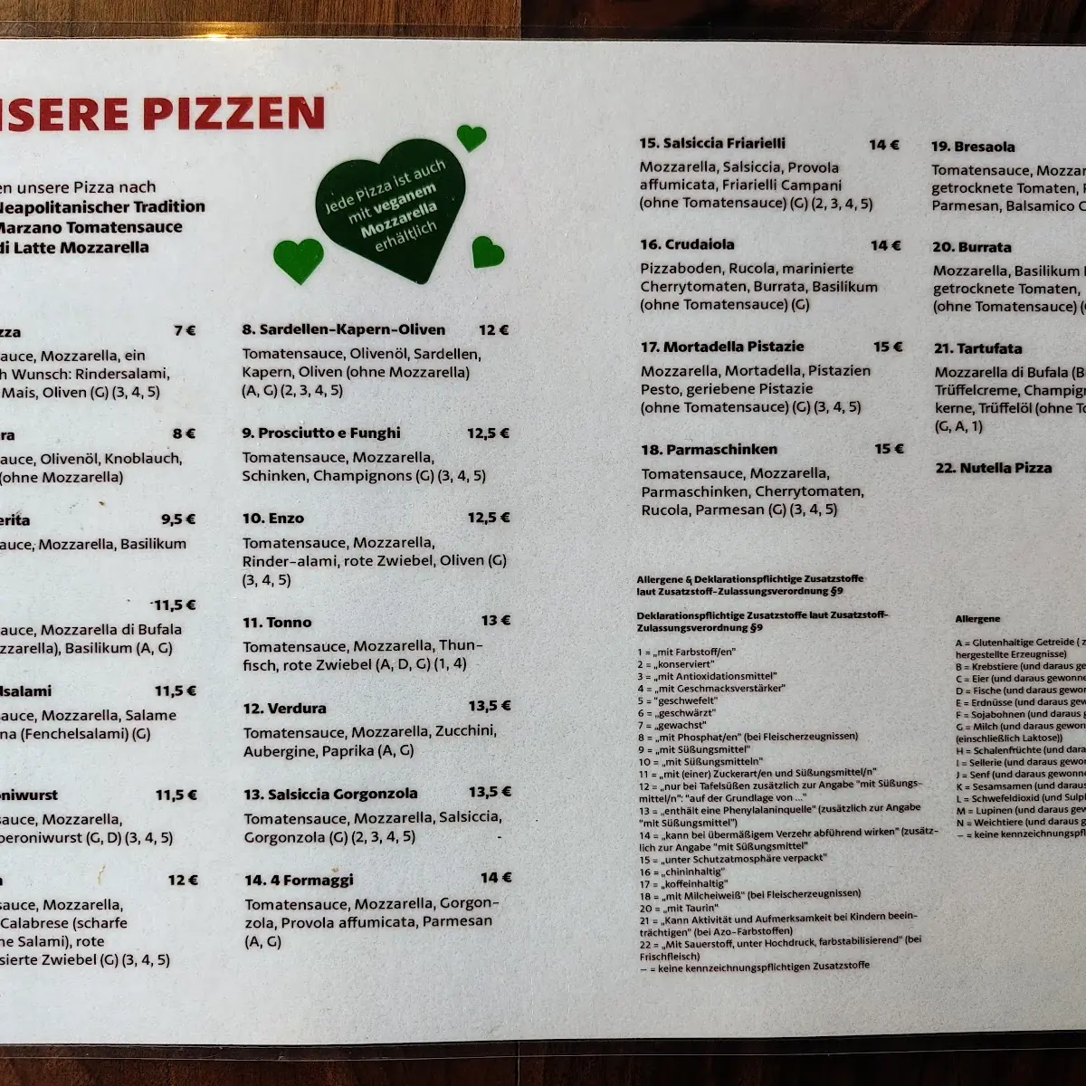 Speisekarte photo 1