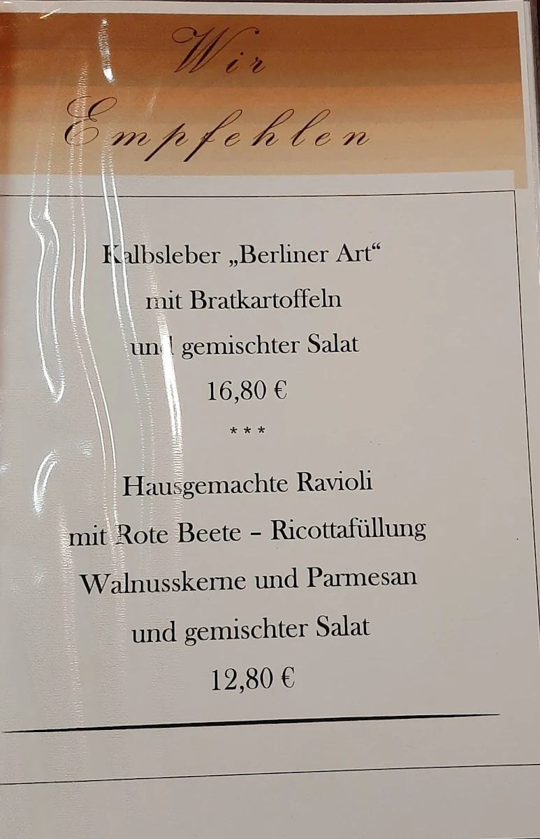 Speisekarte photo 2