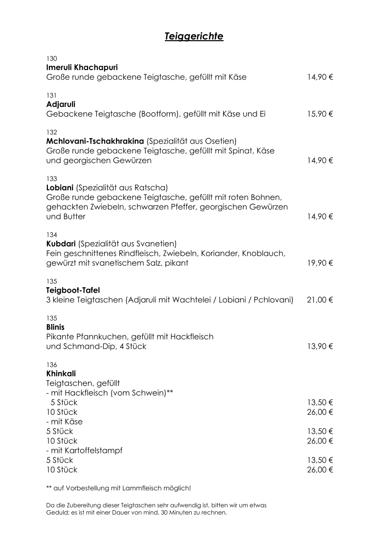 Speisekarte photo 2