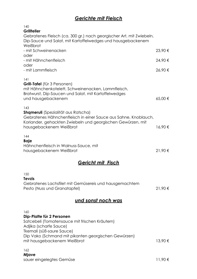 Speisekarte photo 4