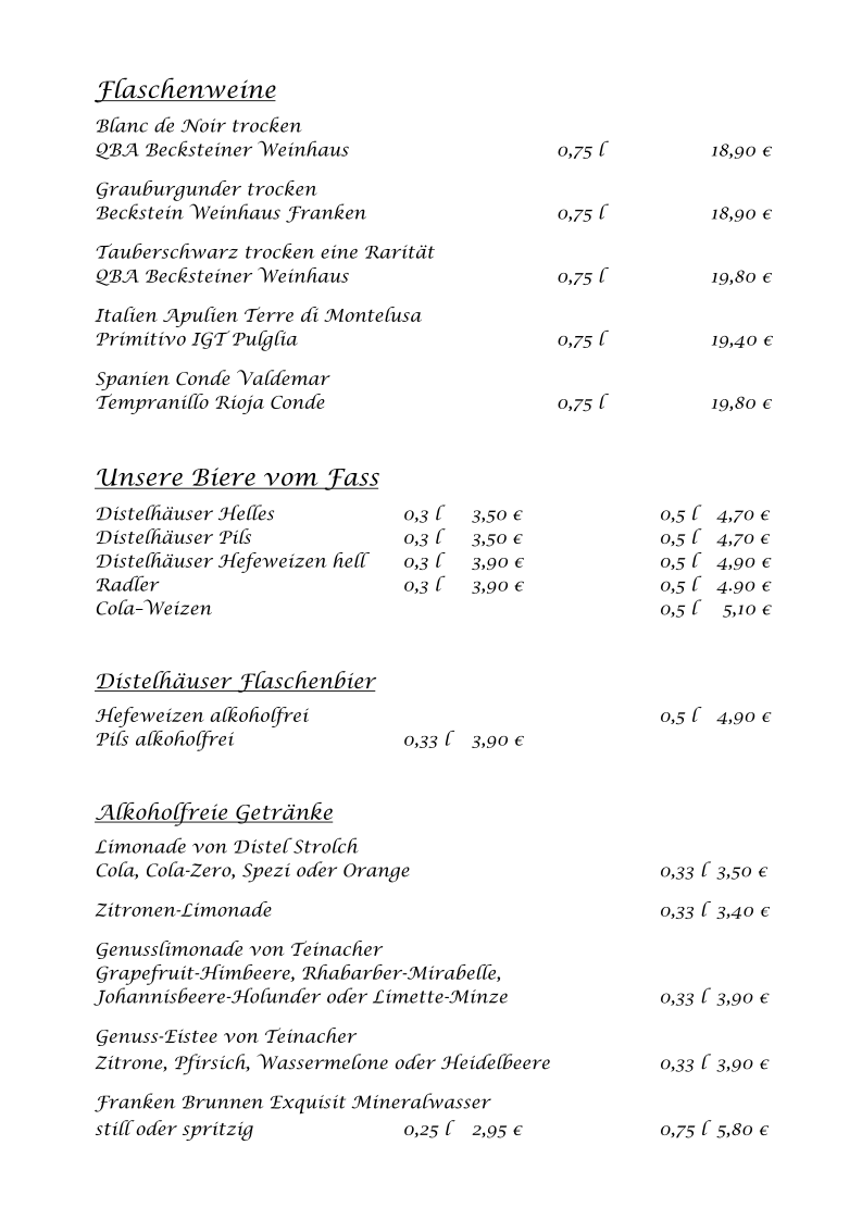 Speisekarte photo 2