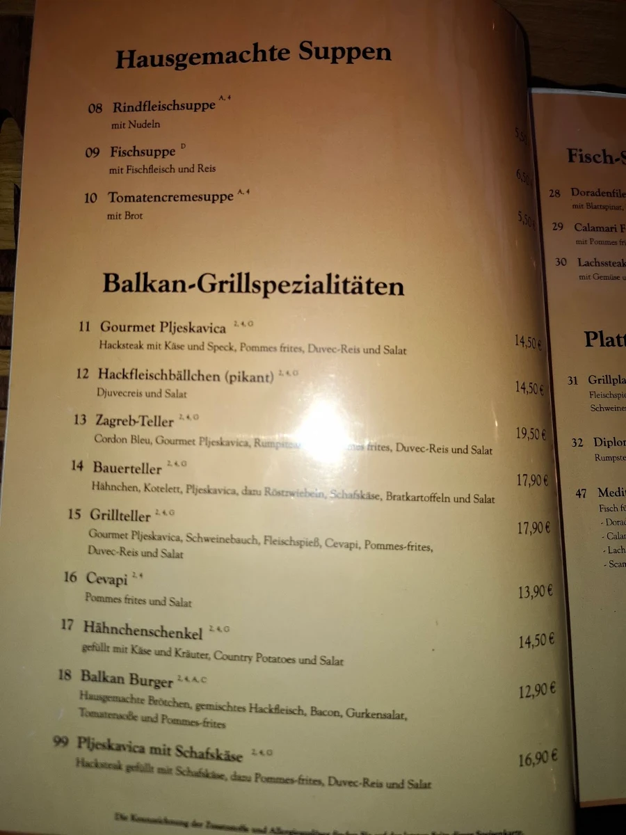 Speisekarte photo 3