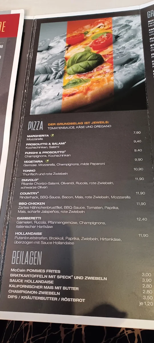 Speisekarte, FIDELIO Bistro & Restaurant