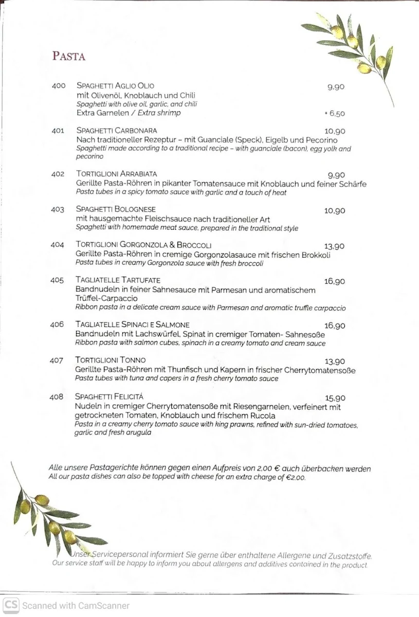 Speisekarte photo 5