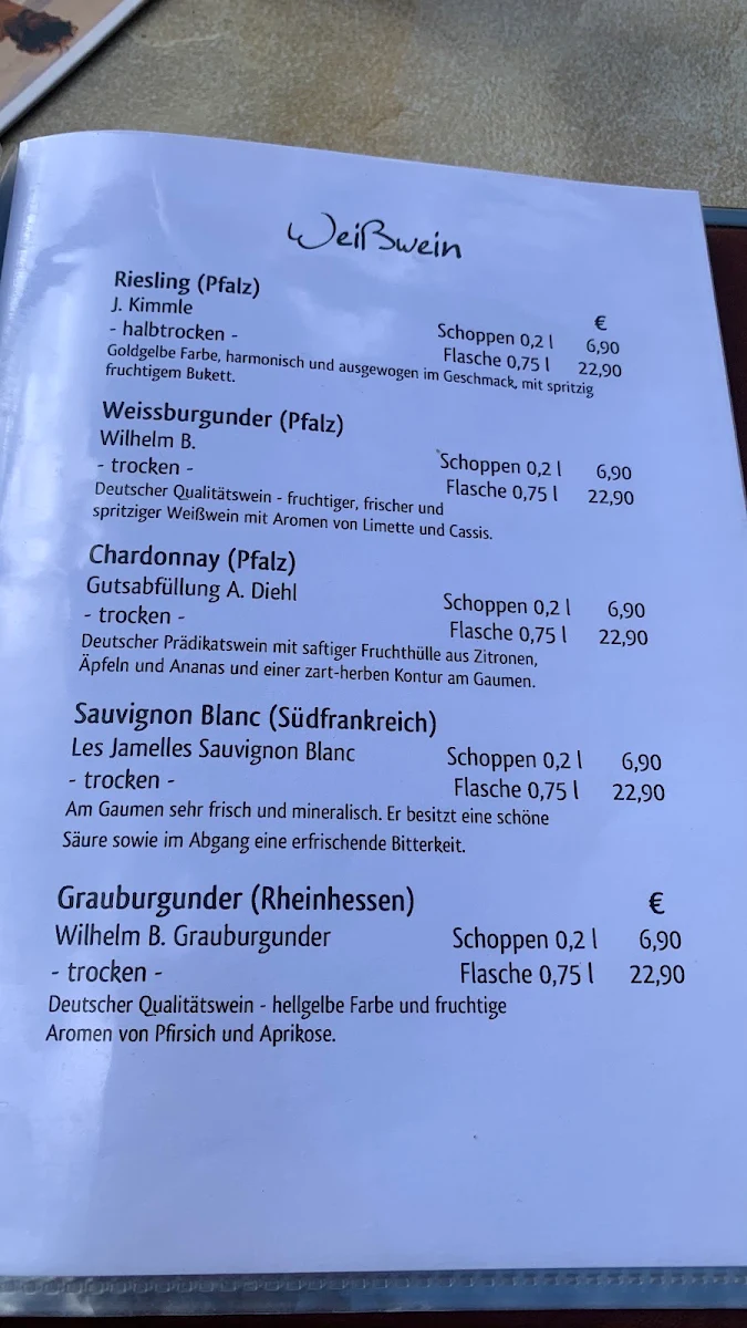 Speisekarte photo 1