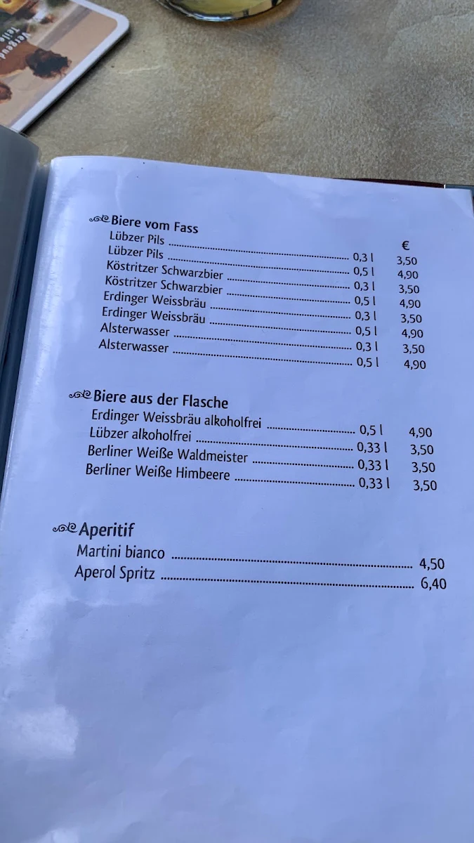 Speisekarte photo 4