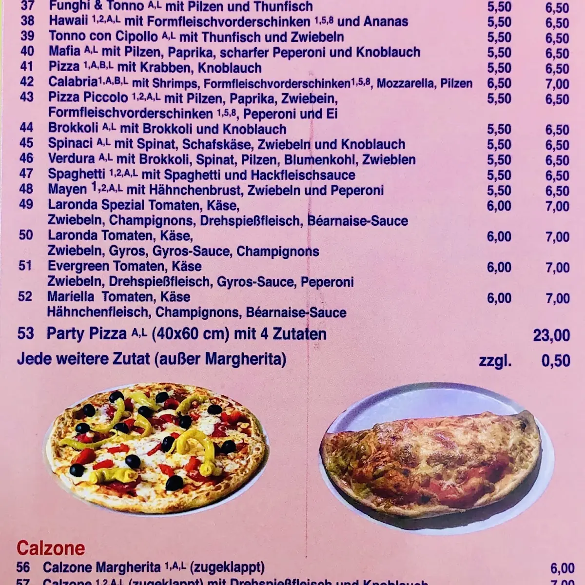 Speisekarte photo 1