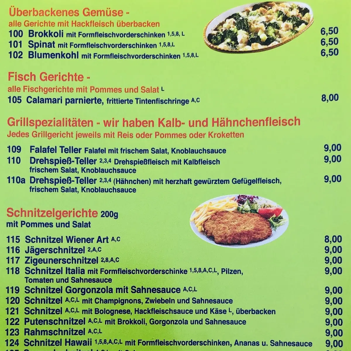 Speisekarte photo 3