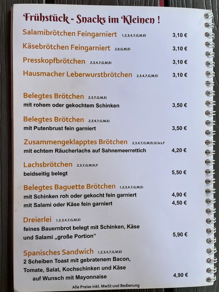 Speisekarte photo 9