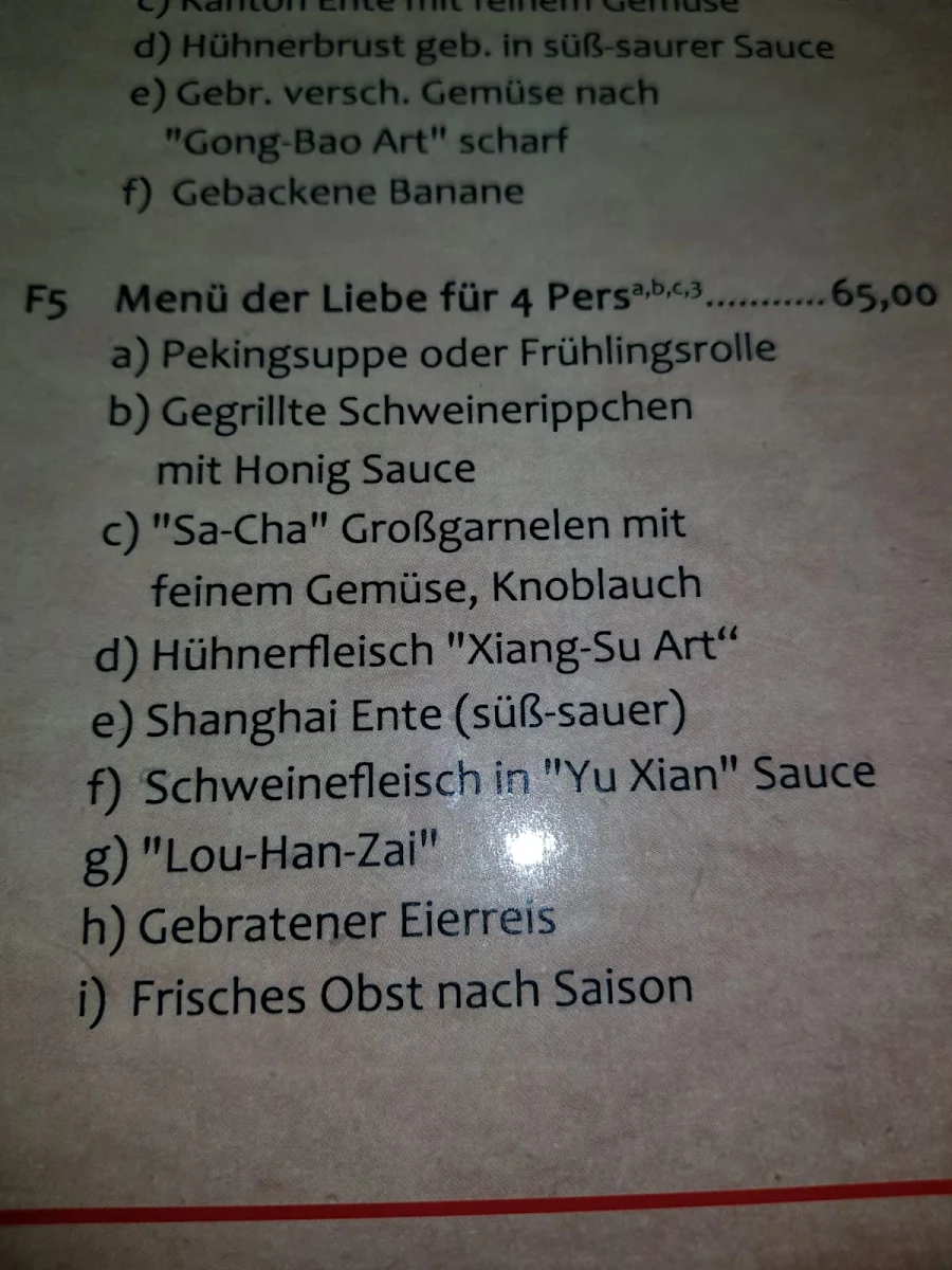 Speisekarte photo 1