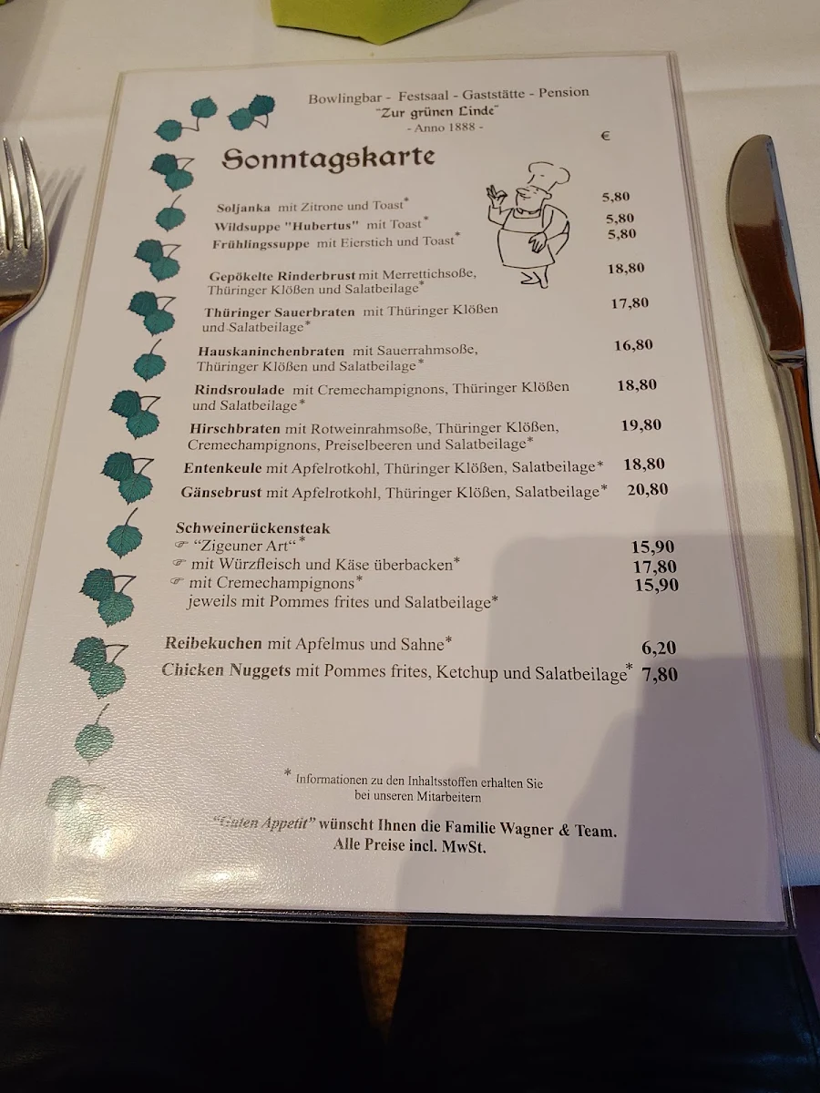 Speisekarte photo 1