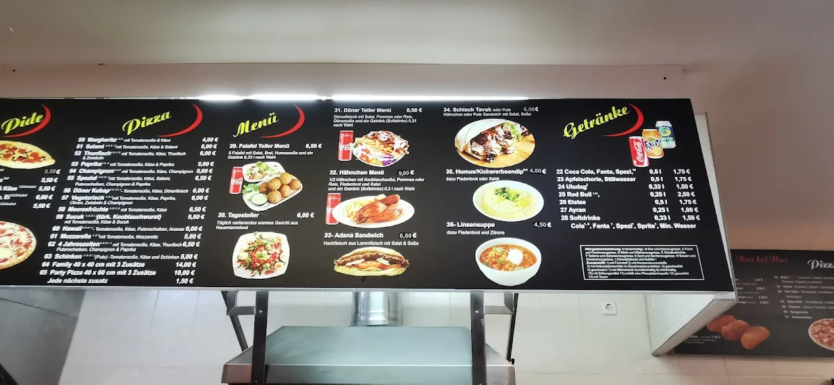 Speisekarte, Baba Grill