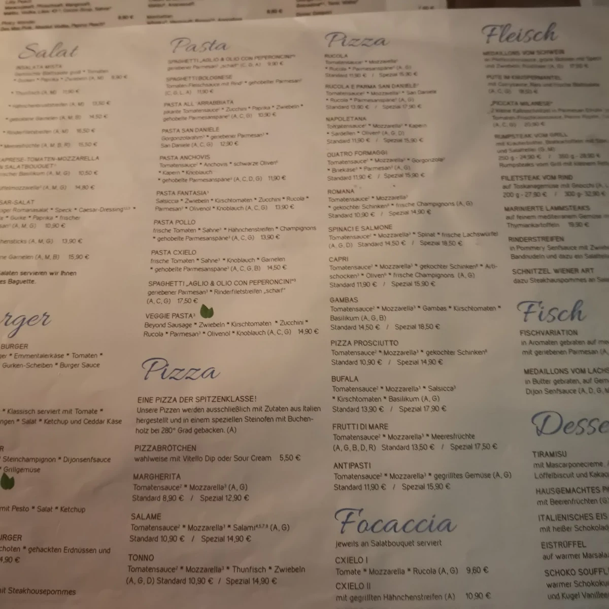 Speisekarte photo 5