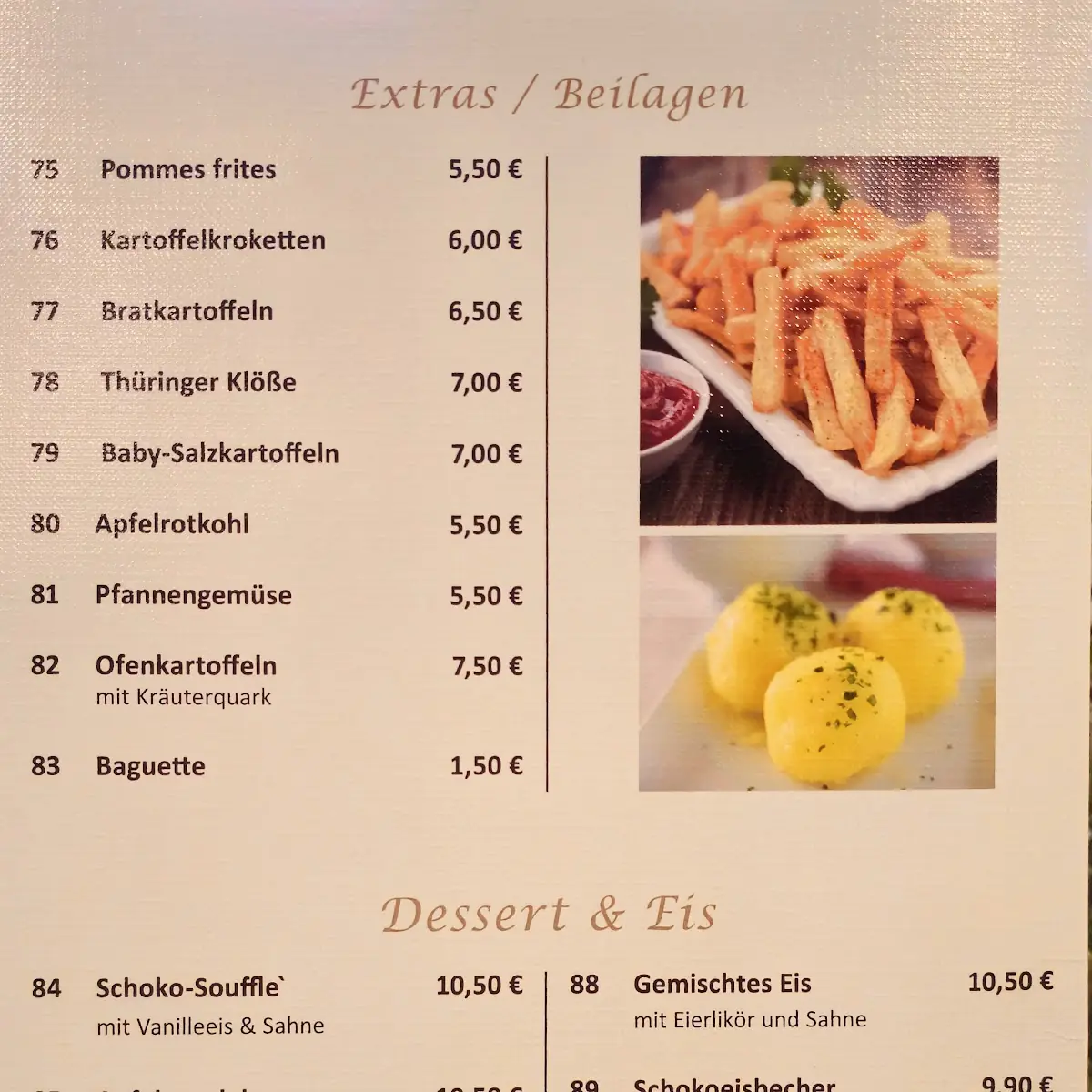 Speisekarte photo 3
