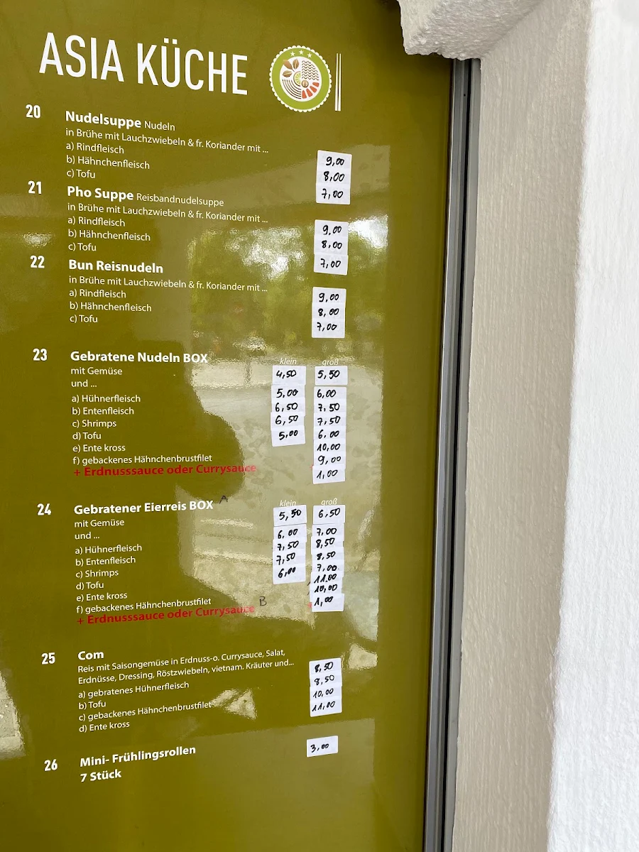 Speisekarte, CuLex Imbiss