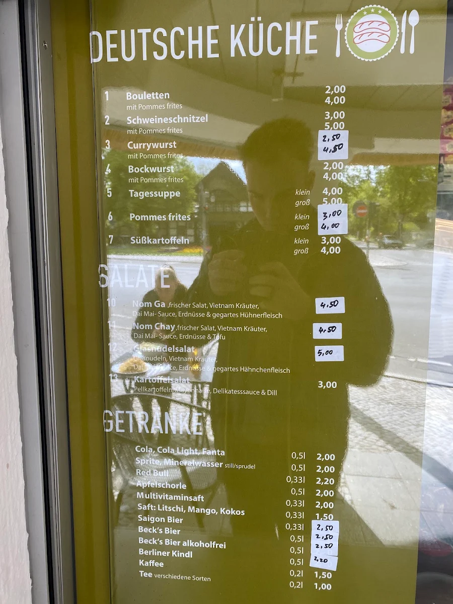 Speisekarte, CuLex Imbiss